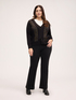 V-neck cardigan with studs image number 2