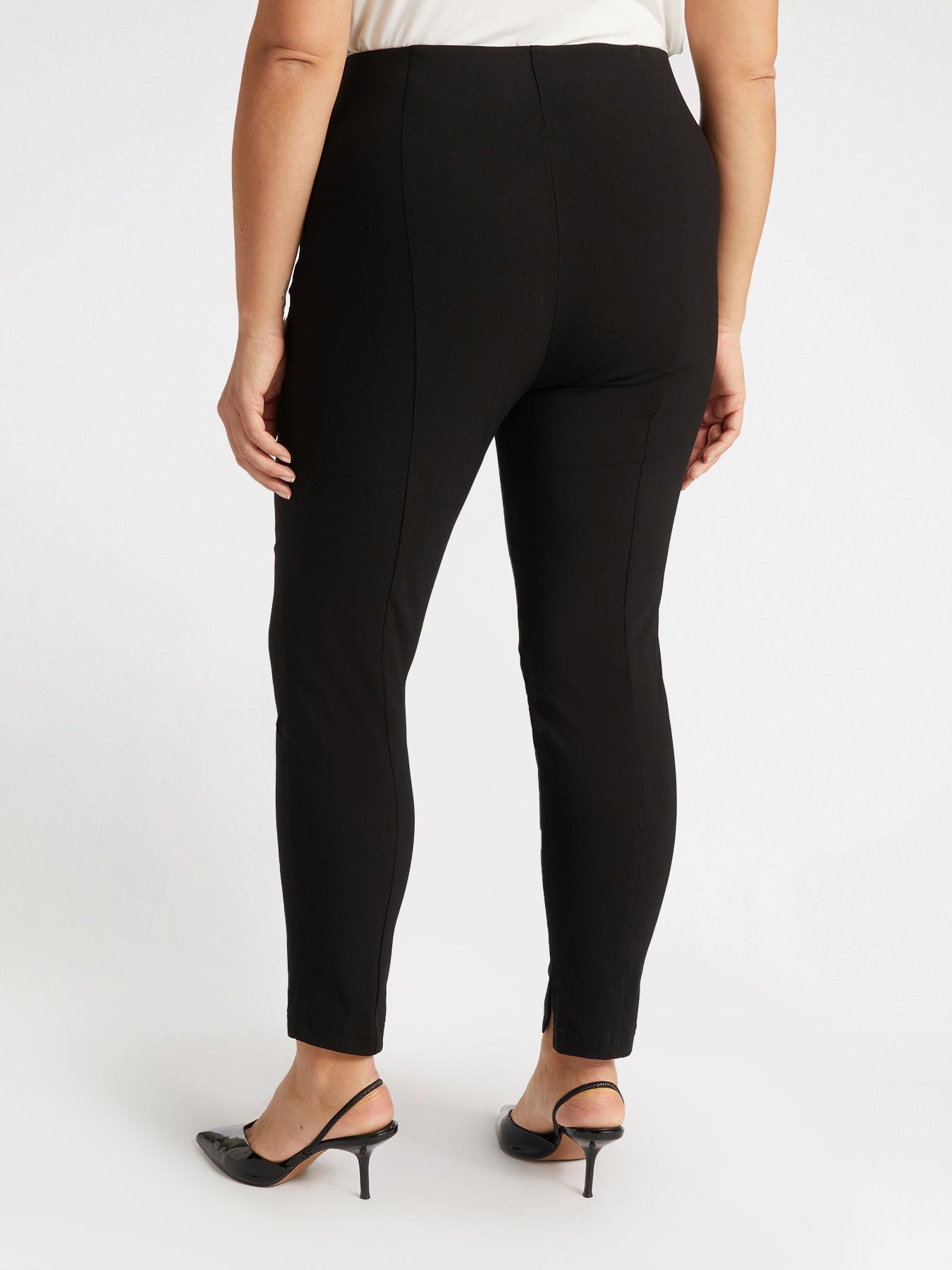 LENZING&trade; ECOVERO&trade; viscose skinny trousers image number 1