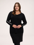 V-neck sweater with sparkling appliqu&eacute;s image number 0