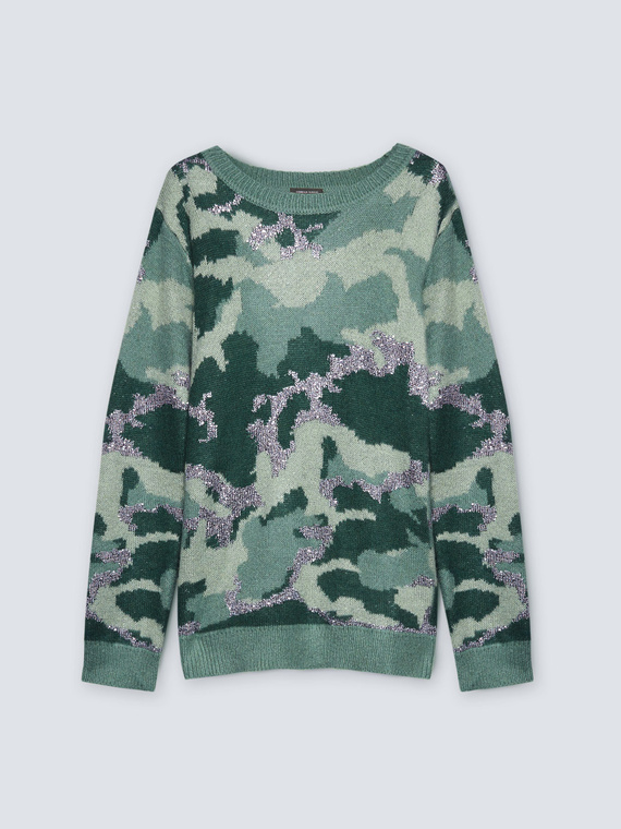Pullover mit Camouflage-Muster