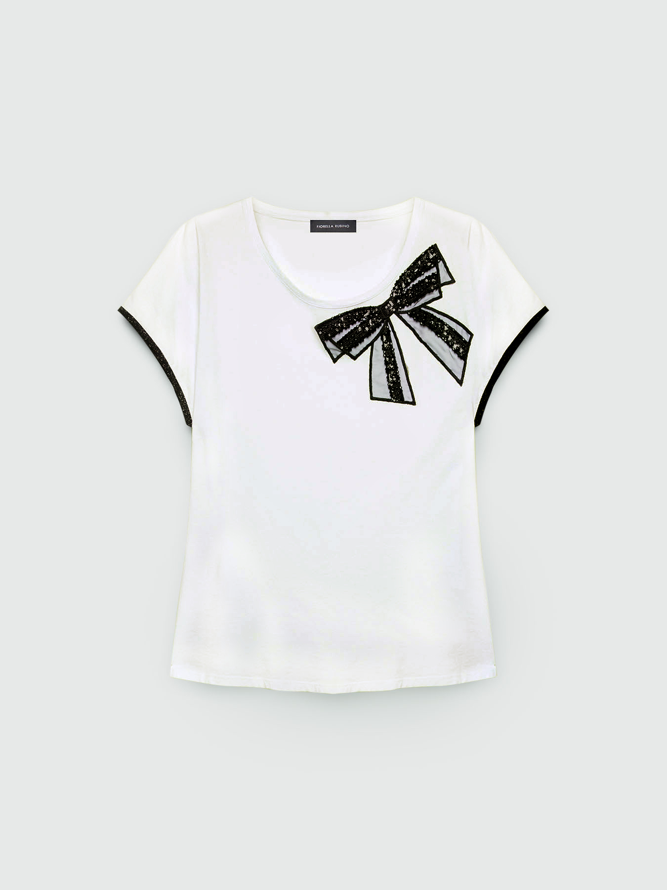 Floerns T-Shirt Bambina Con Fiocco Stampa - Manica Corta Giromanica, Girocollo, Vestibilità Comoda Per Estate (Taglie 8-12 Anni)