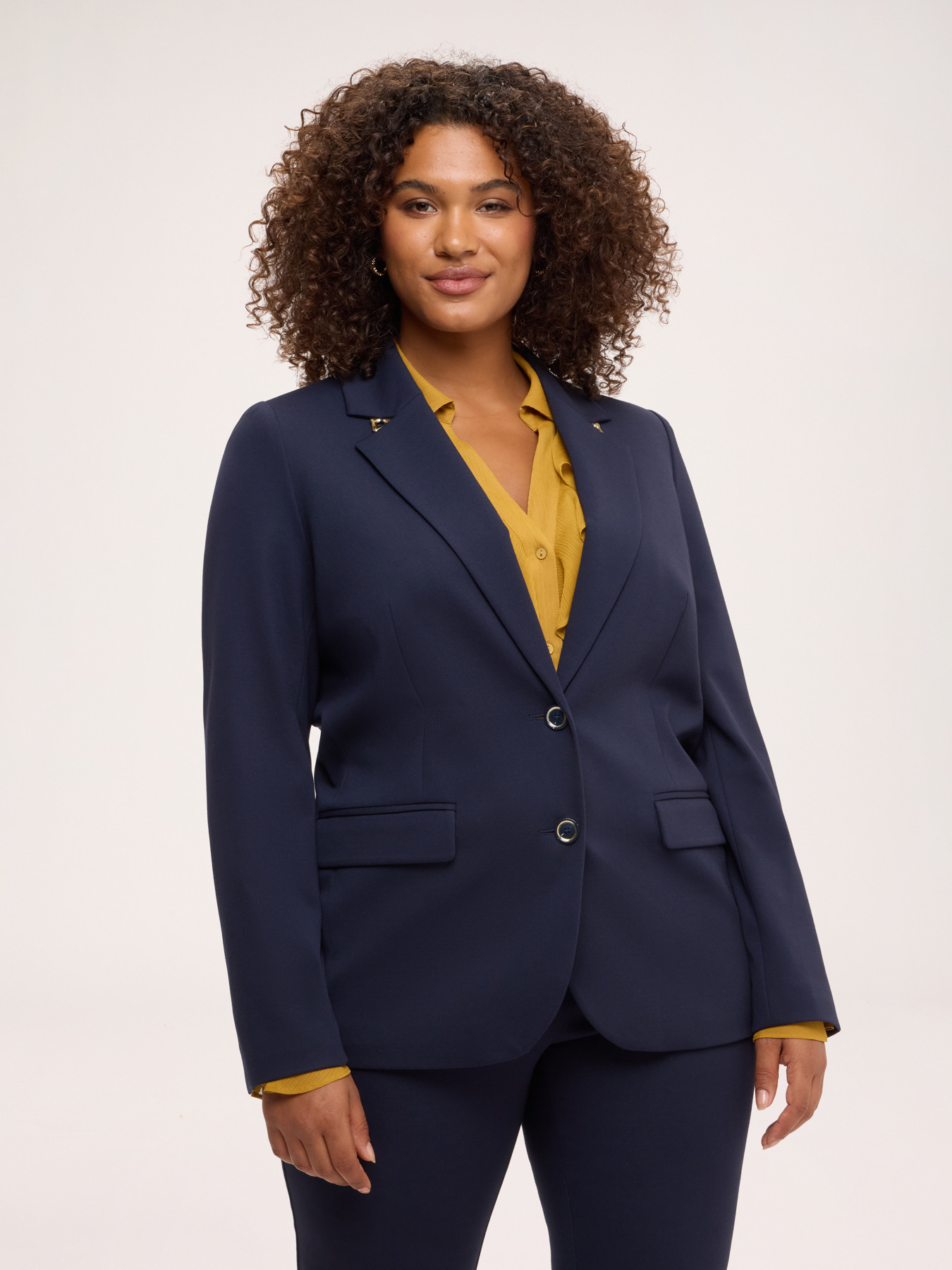 Milano Stitch Blazer with Metallic Details image number 0