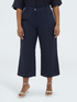 Linen and viscose blend trousers image number 0