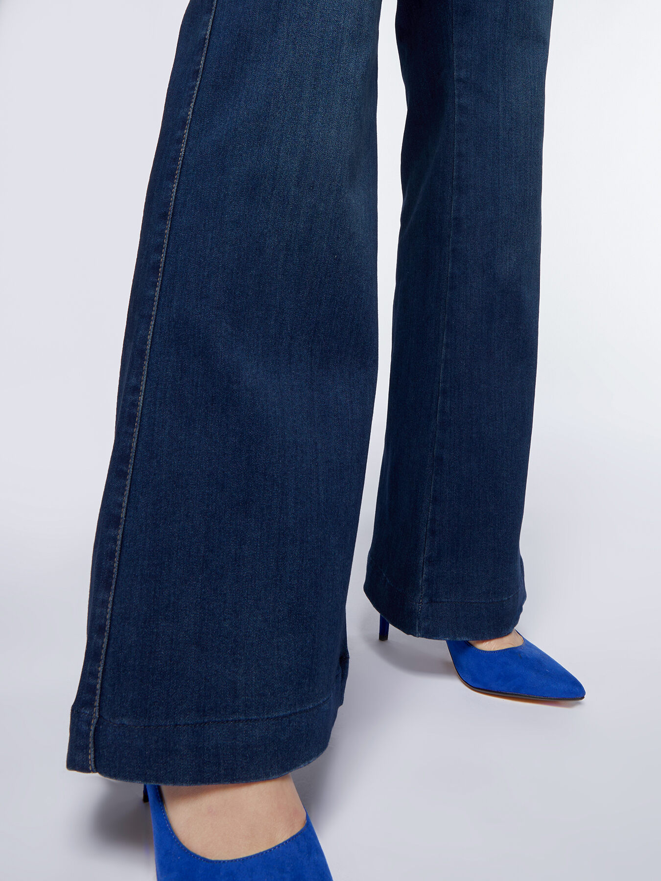 Jeans flare Turchese image number 4