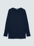 Crew neck sweater in viscose blend image number 4