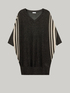 Lurex-Pullover mit Streifen image number 3