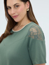 Robe courte coupe en A image number 3