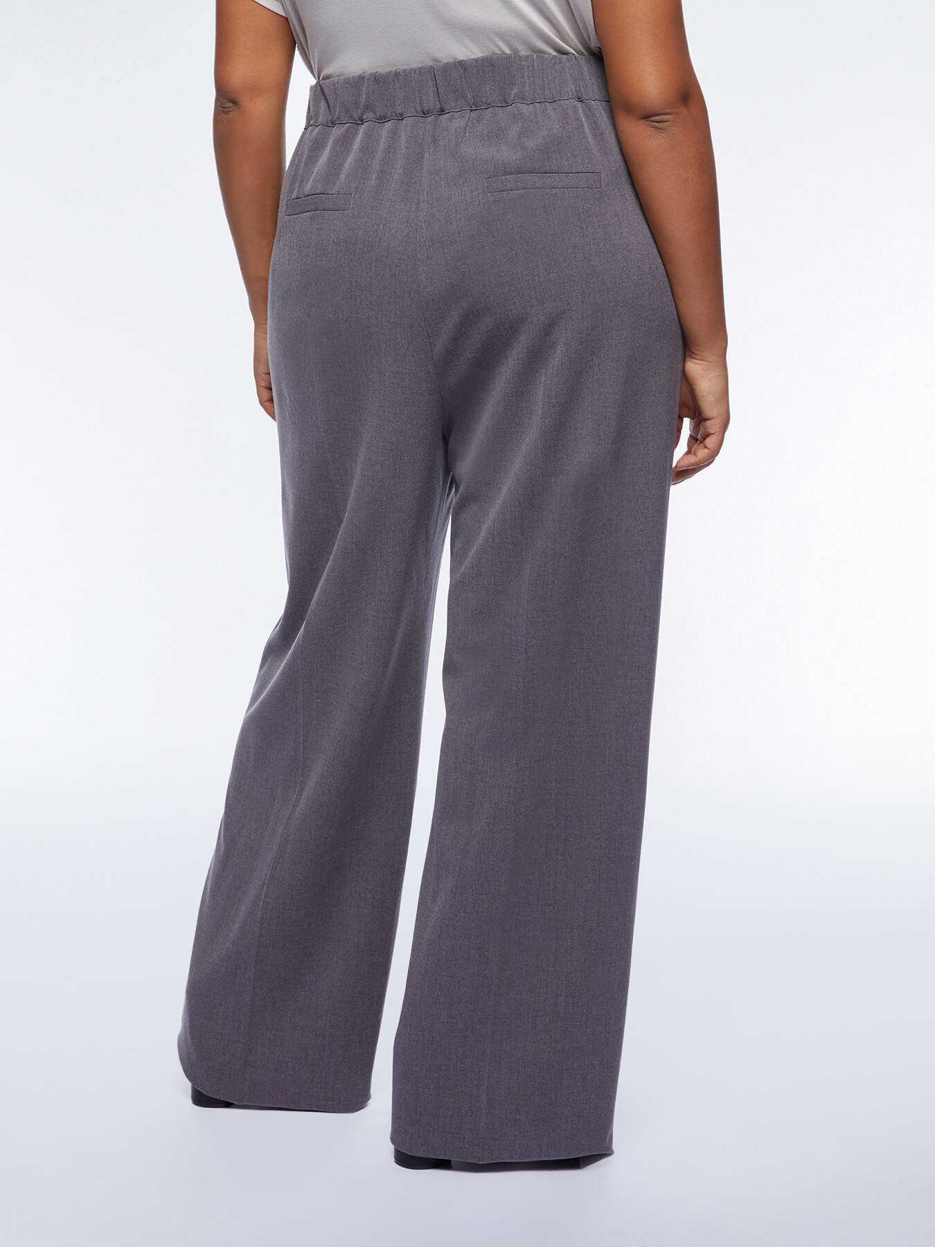 Pantaloni palazzo con pieghe image number 1