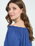 Off-shoulder t-shirt in viscose jersey image number 2