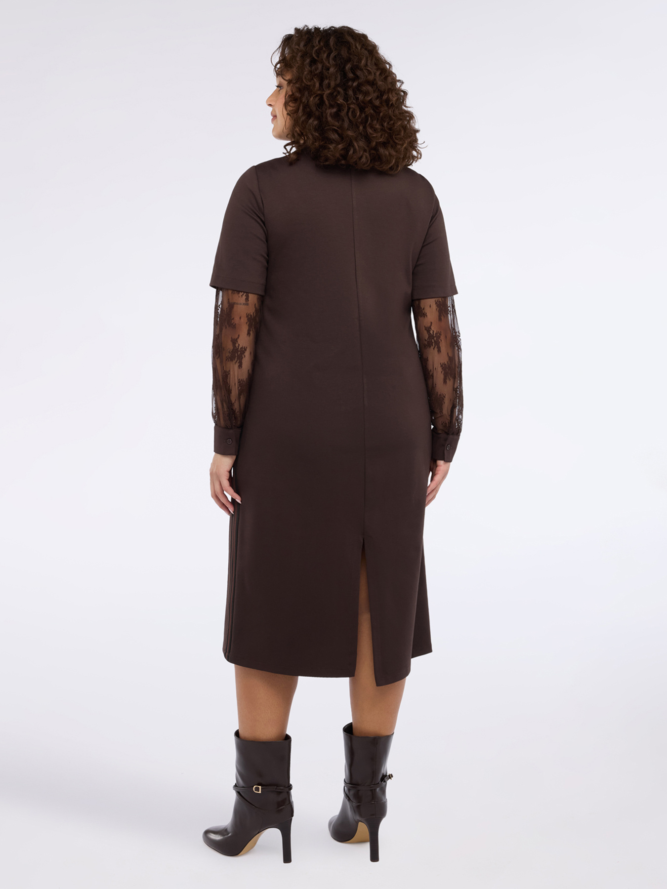 Long dress in Milano stitch image number 1