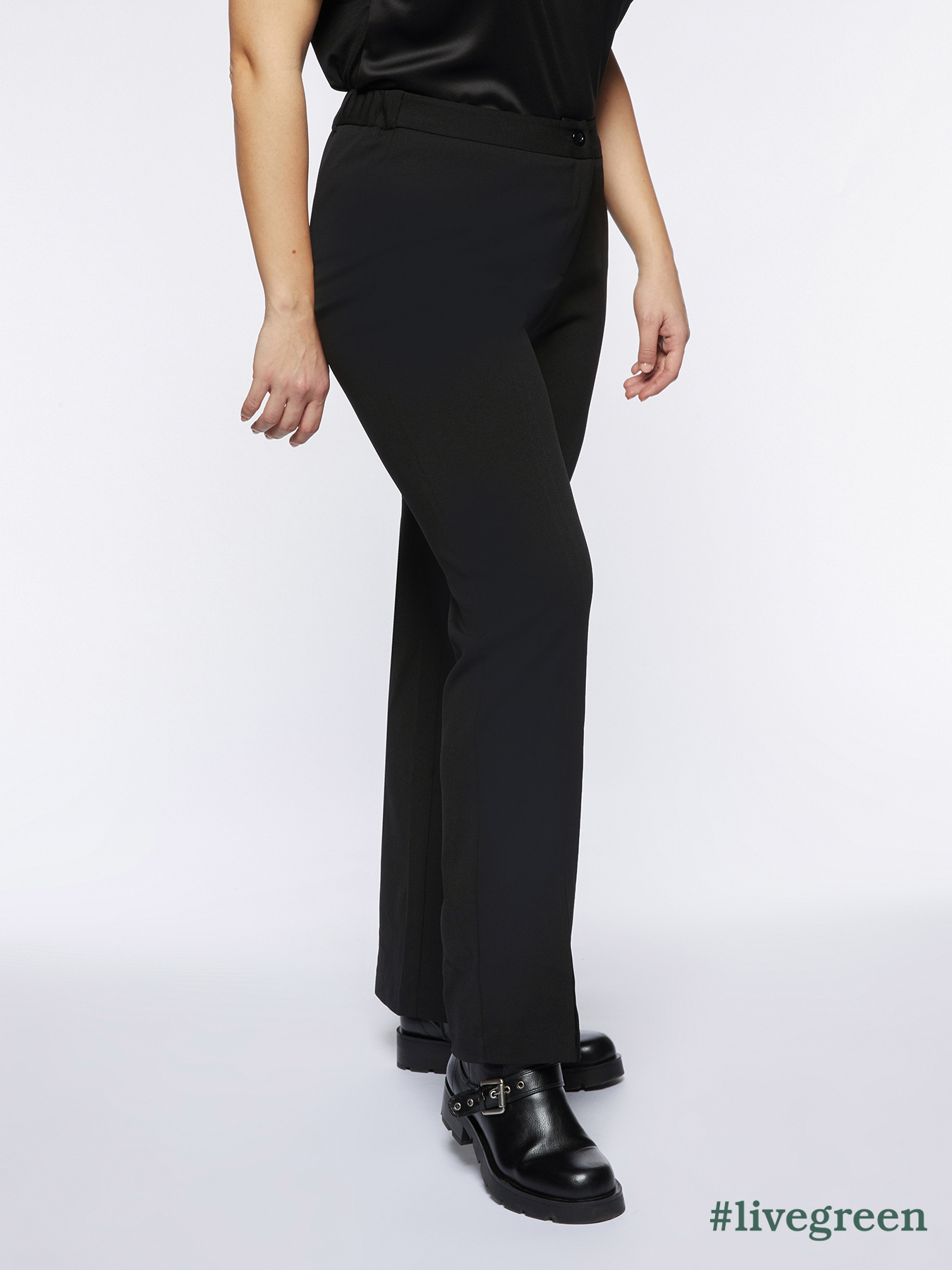 Trousers with slits at the hem image number 0