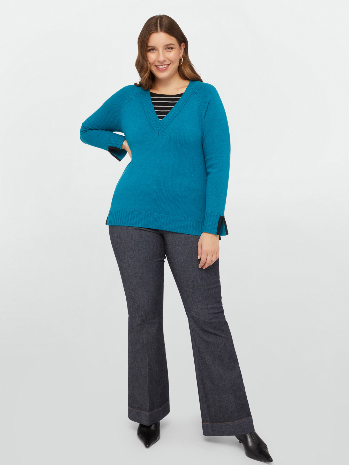 Pullover aus LENZING&trade; ECOVERO&trade;-Viskose mit Streifen image number 7