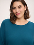 Viscose blend ribbed knitwear image number 3