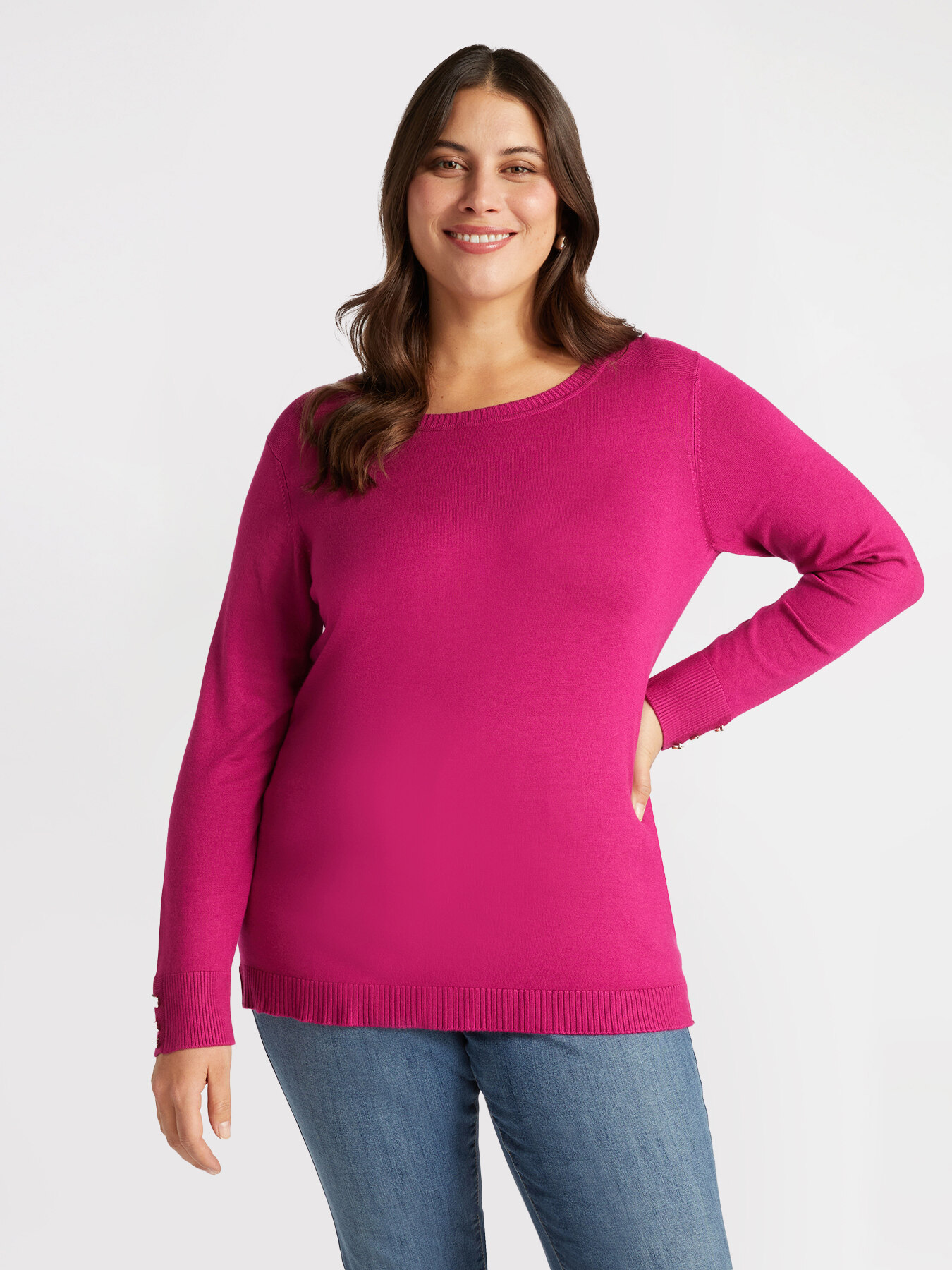 LENZING&trade; ECOVERO&trade; viscose sweater image number 2