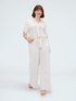 Bluse aus Lochstickerei mit Knotendetail image number 0