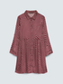 Short chemisier dress in printed muslin image number 4