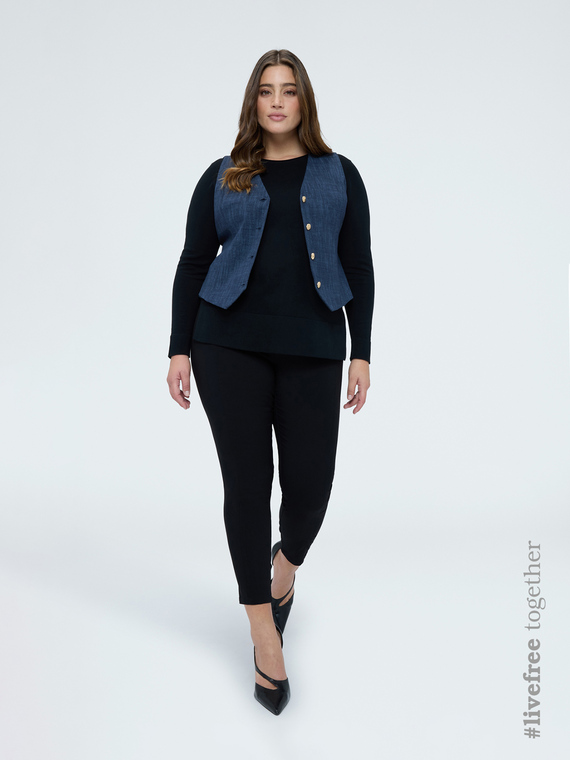 Jeggings-Hose mit elastischem Bund