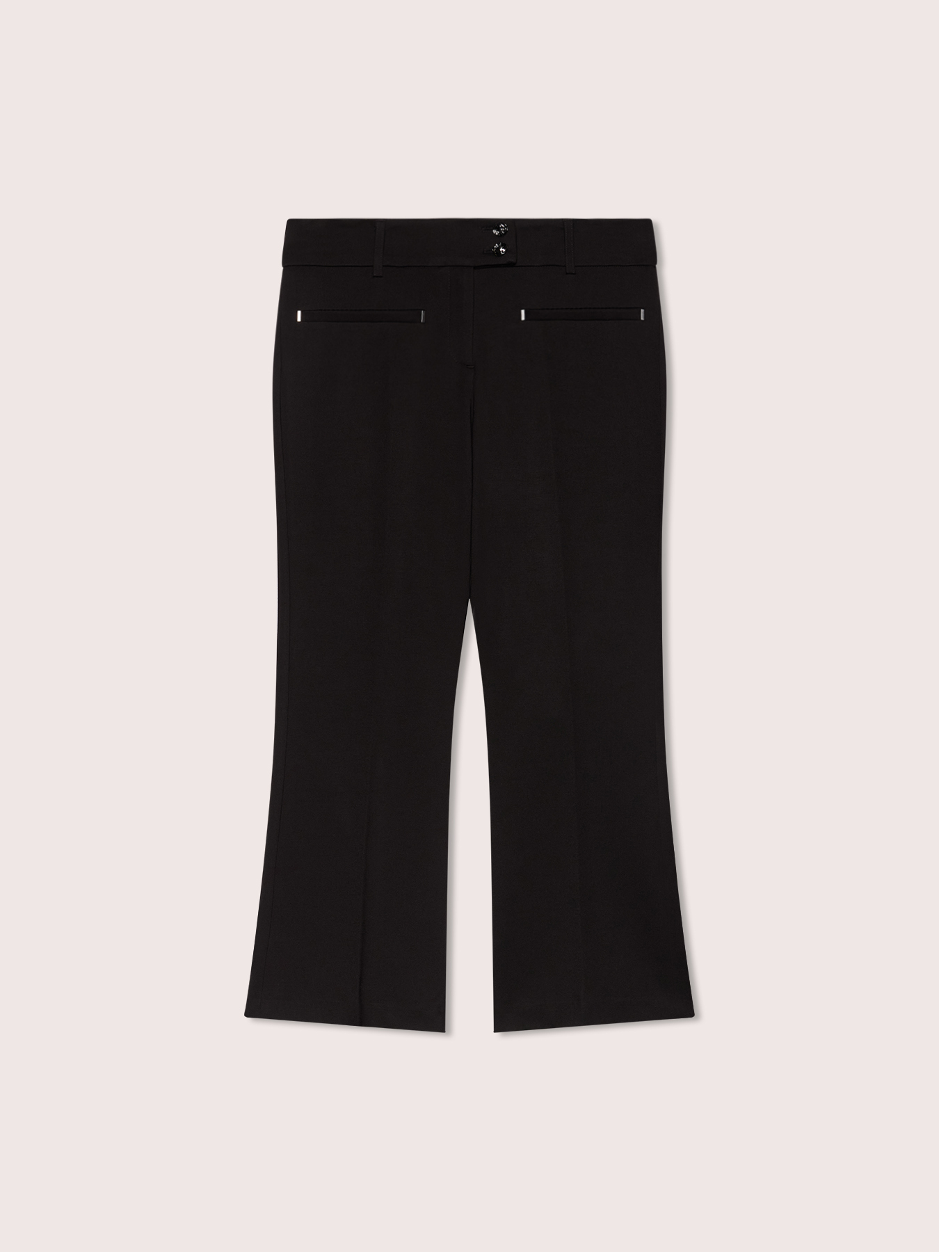 Kick flare pants in Milano stitch image number 4