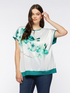 T-shirt con stampa a fiori image number 2