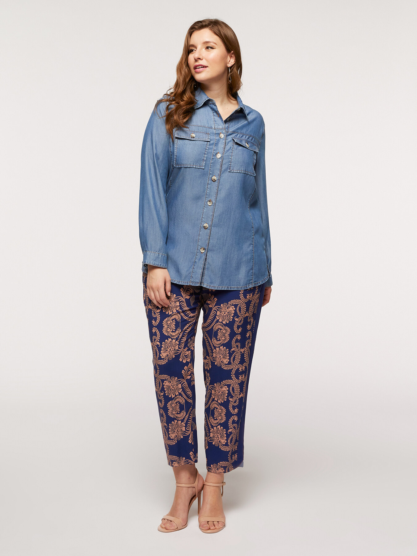 Camisa de tencel image number 0