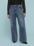 Jeans Wide Leg lavaggio stone washed image number 0
