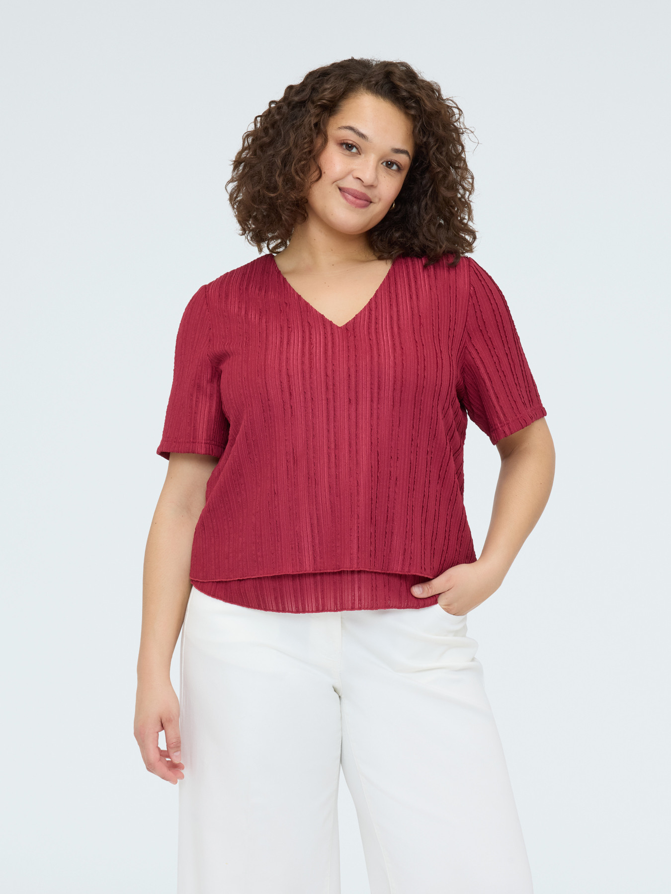 Ribbed jersey T-shirt image number 0