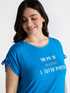 Embroidered T-shirt in LENZING&trade; ECOVERO&trade; viscose image number 3