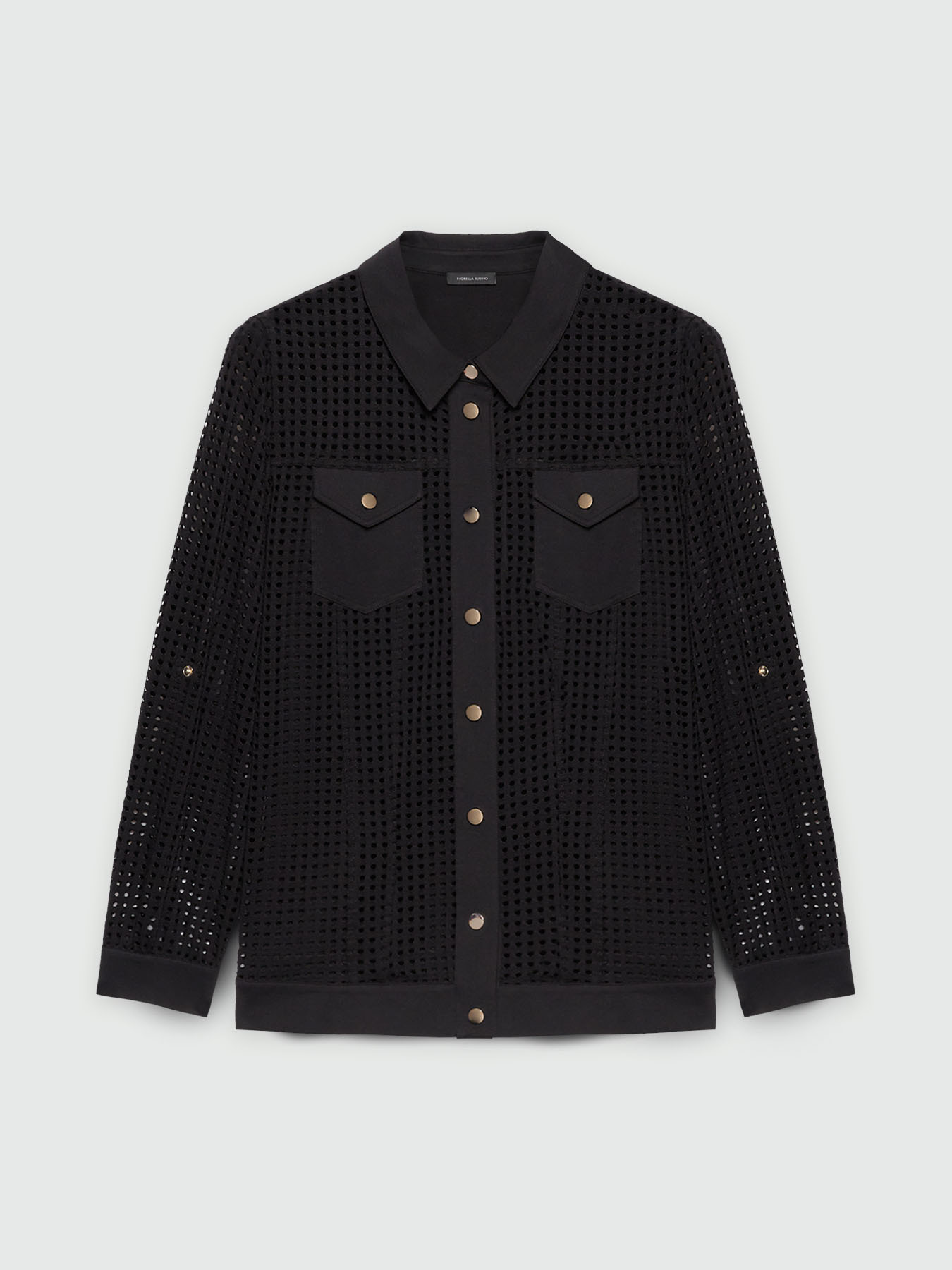 Chemise en molleton ajour&eacute;e image number 5