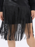 Tube skirt with maxi fringes image number 4