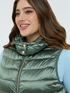 Sleeveless hooded puffer jacket image number 3