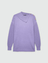 Sweater with scoop neck and buttons image number 4