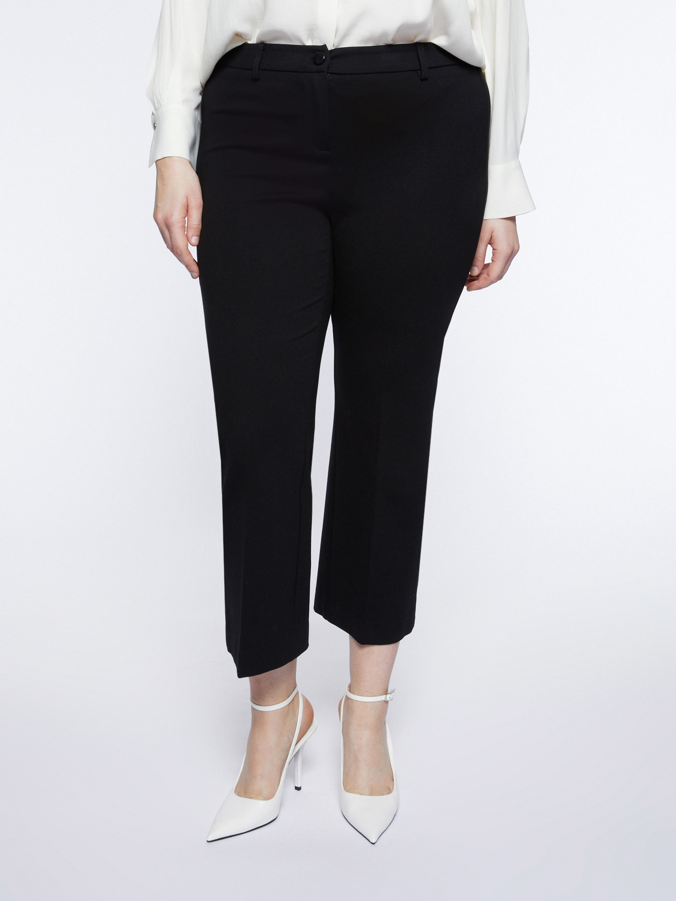 Milano stitch kick flare trousers image number 0