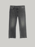 Vaqueros kick flare Agata #livegreen grey washed image number 3