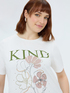 T-shirt en coton avec imprim&eacute; fleuri image number 3