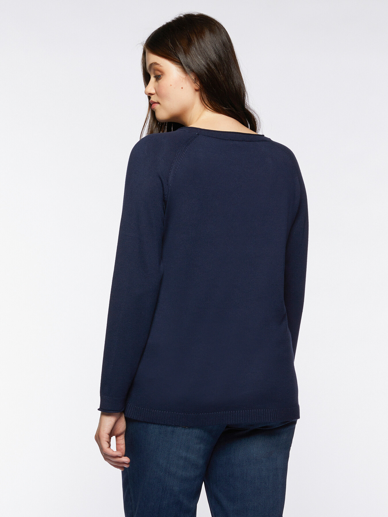 Jersey con escote de barco image number 1