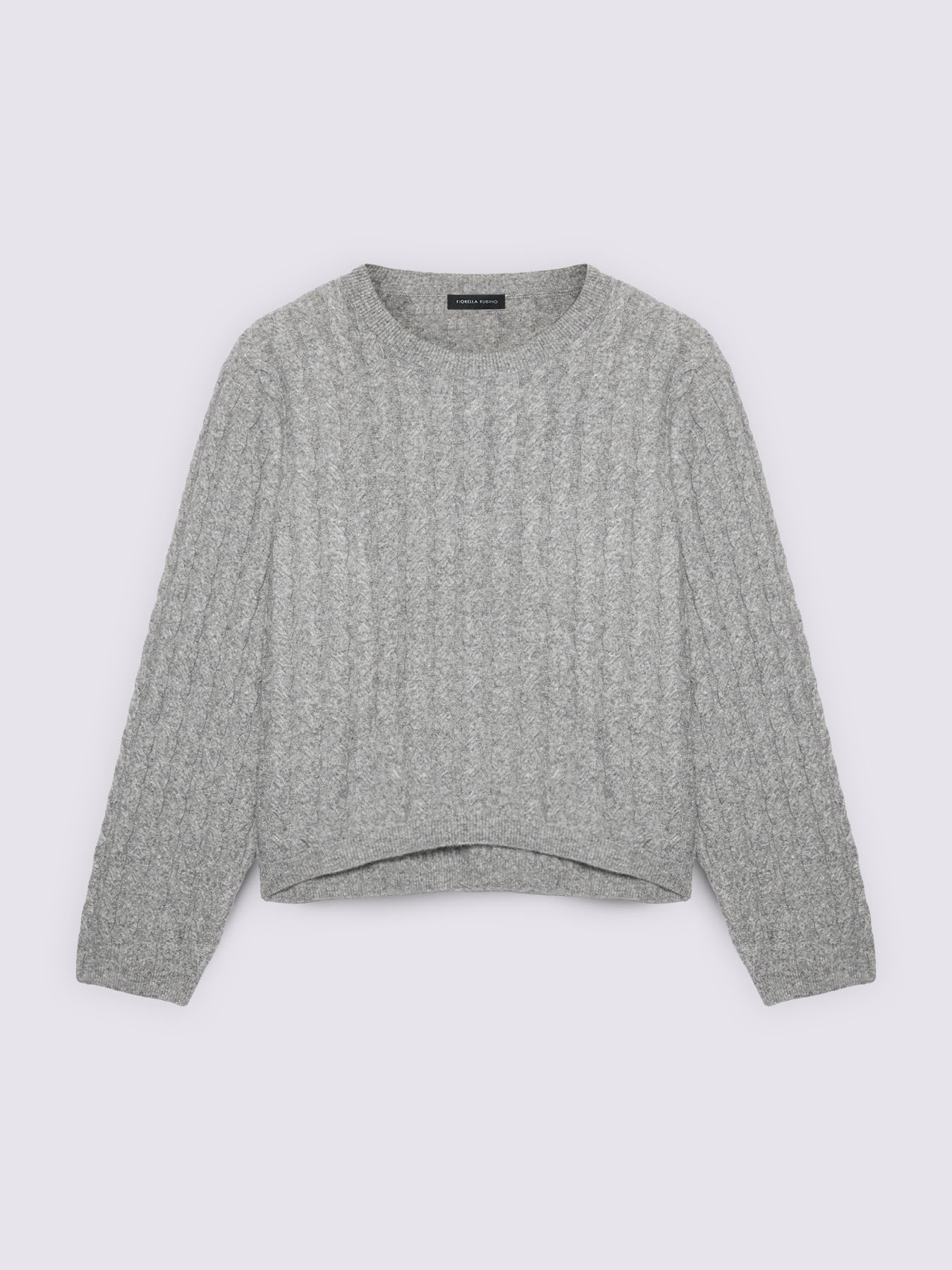 Zopfmuster-Pullover mit Rundhalsausschnitt image number 4