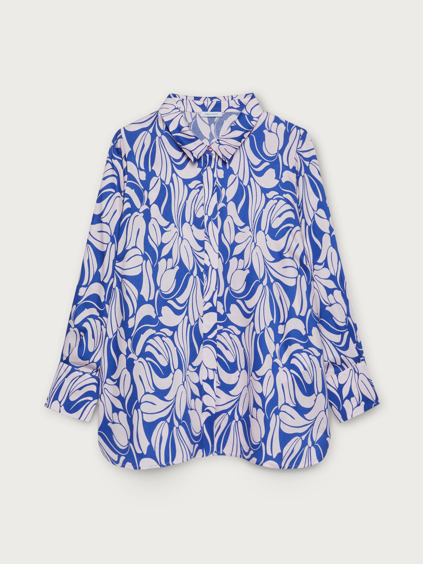 Printed viscose shirt image number 3