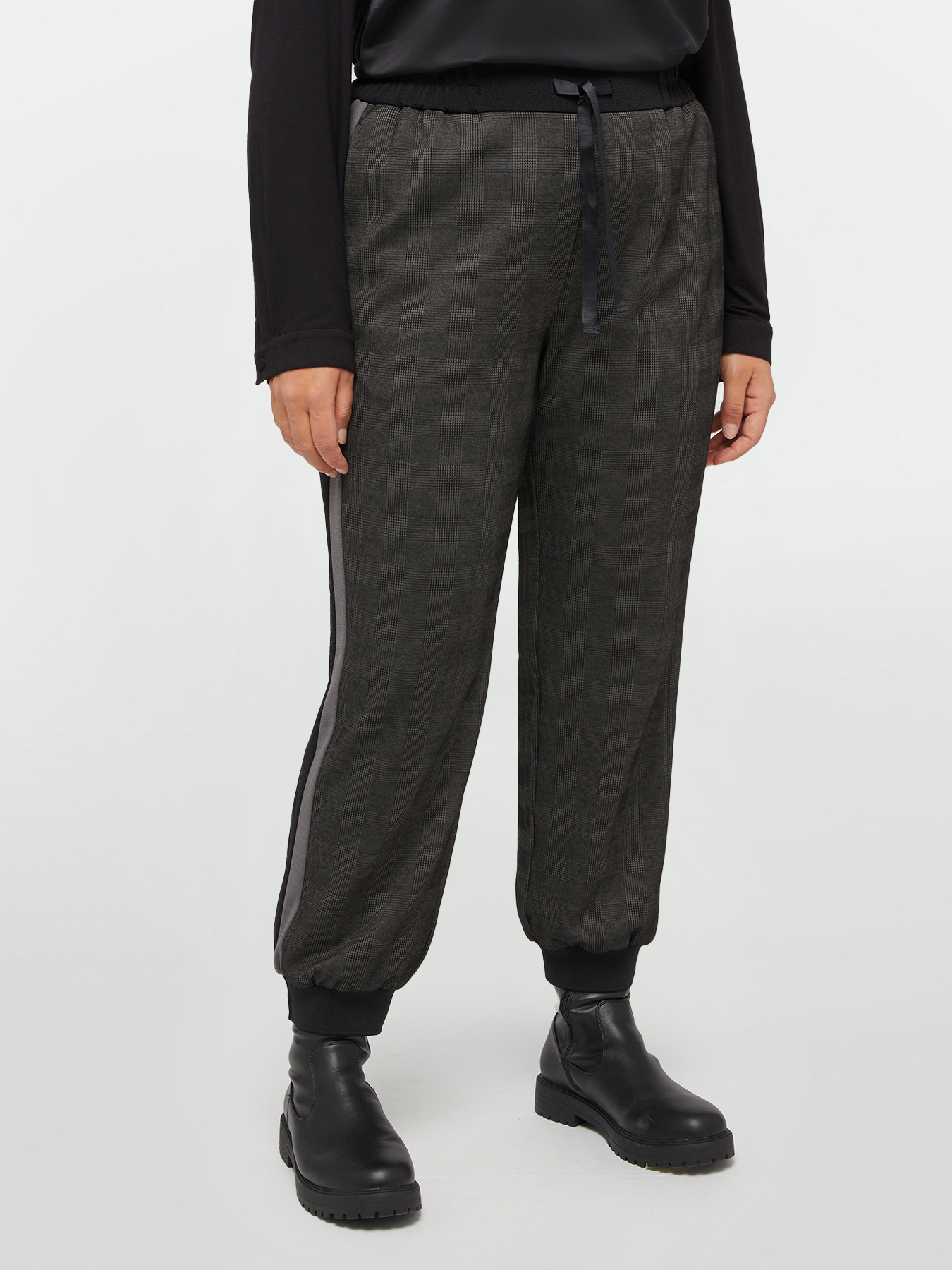 Joggers with side trims image number 2