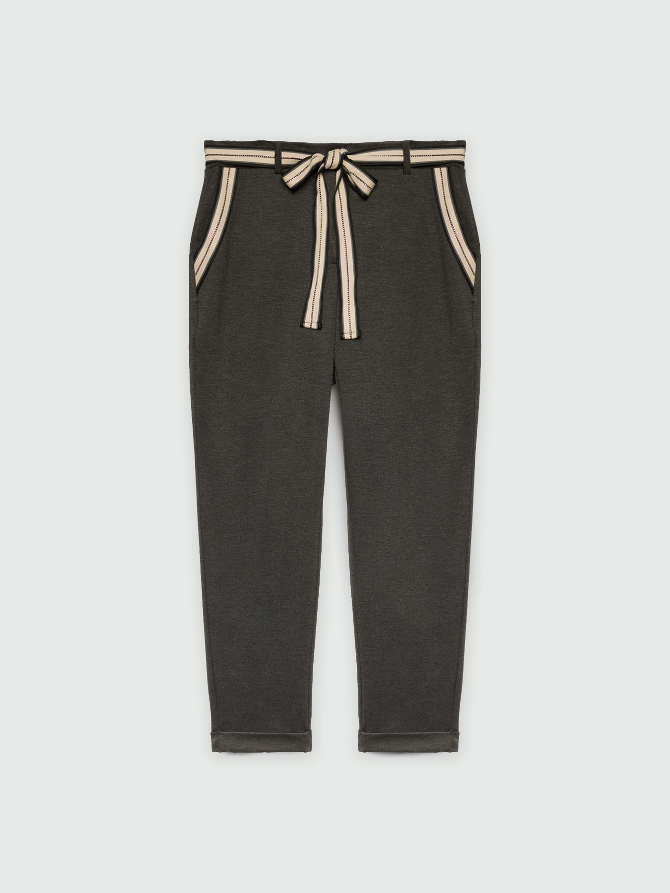 New York trousers with contrasting ribbon image number 4