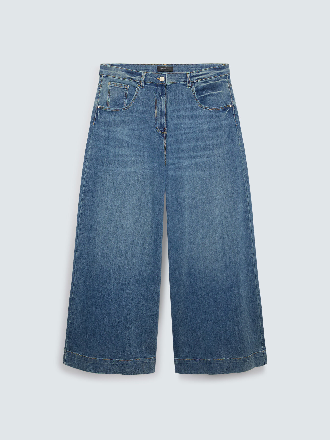 Wide Leg Jeans used wash image number 0