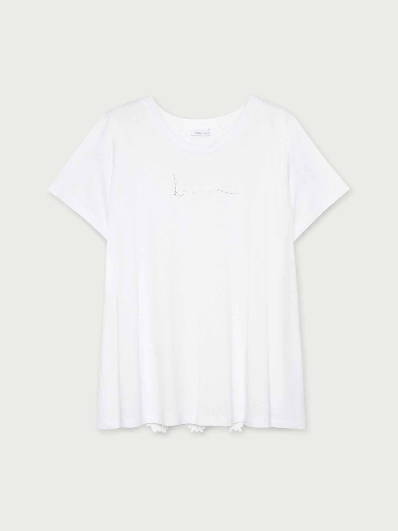 T-shirt with lace back image number 3