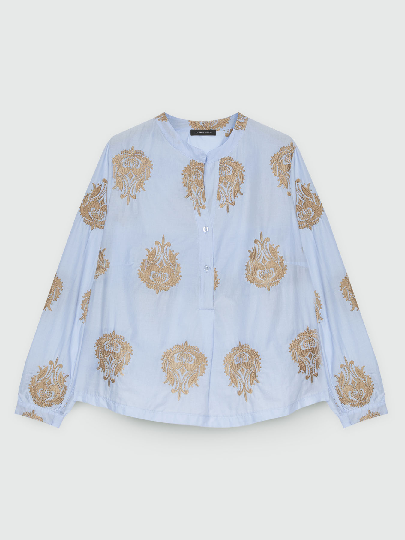 Blouse with ethnic embroidery image number 4