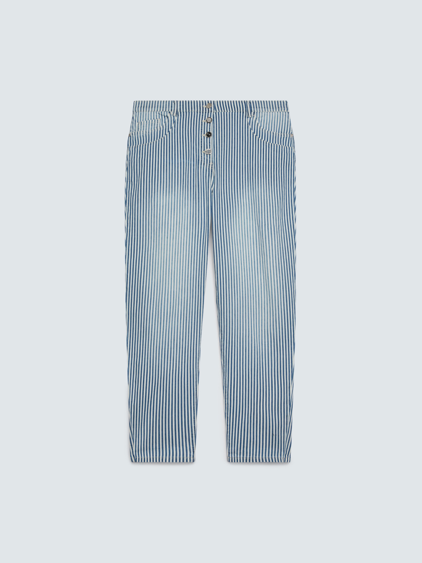 Striped Barrel Jeans image number 0