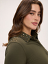 Asymmetric shirt with studs image number 3
