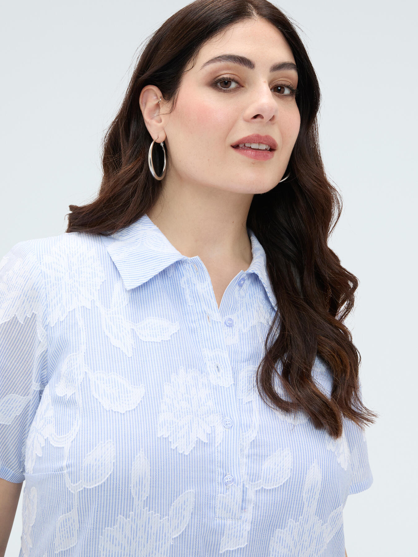 Vestito Smile in cotone jacquard image number 3