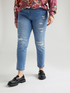 Jeans skinny Giada con strappi e cristalli image number 0