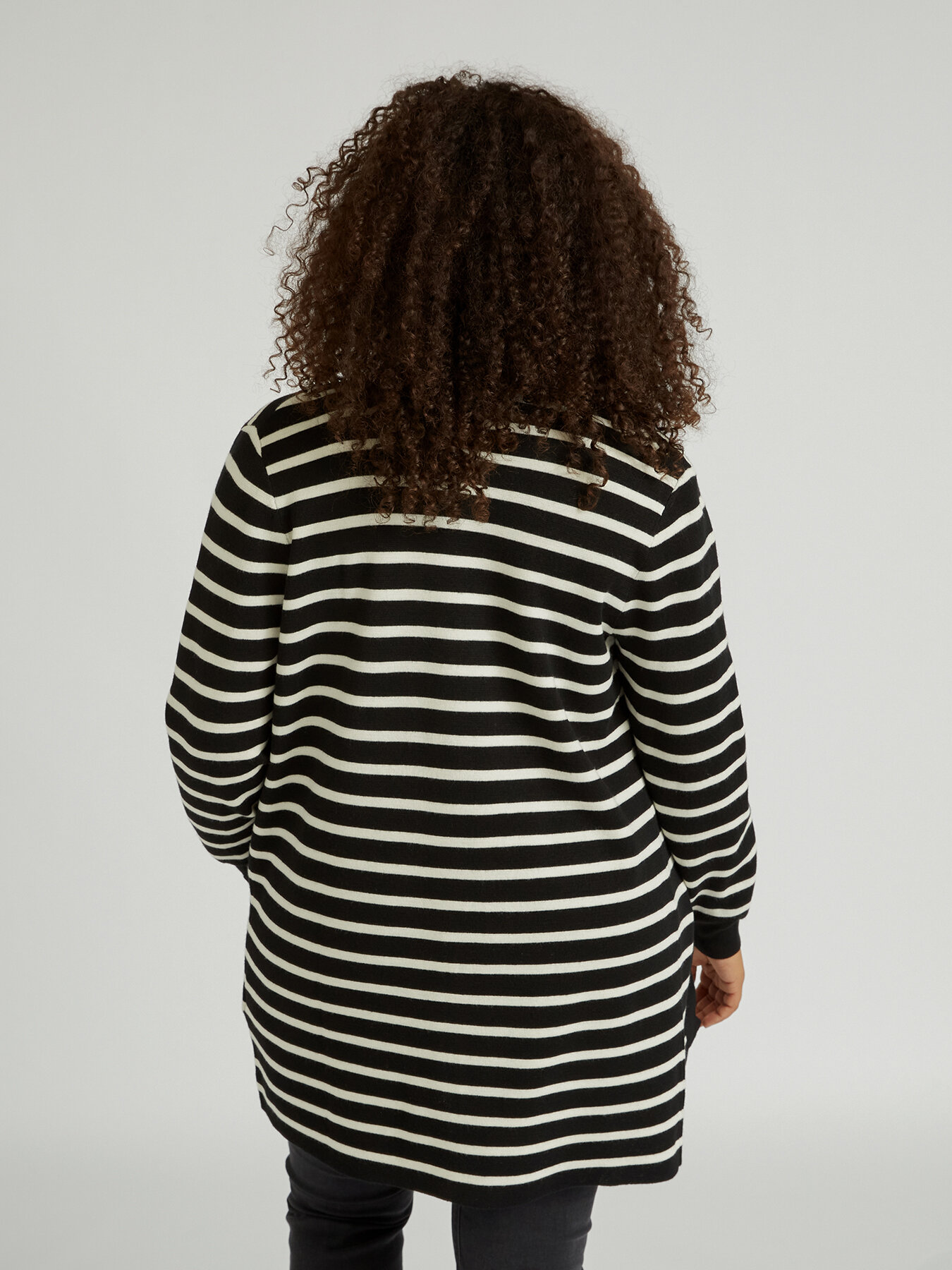 Cardigan a righe image number 1