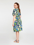 Robe imprim&eacute;e avec motif cache-c&oelig;ur sur le devant image number 1