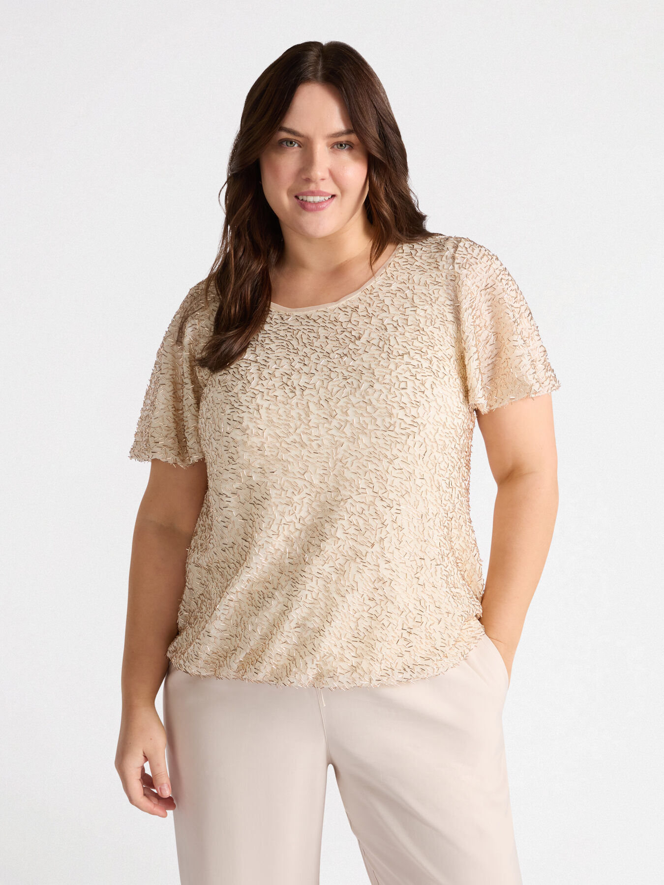 Embroidered jersey T-shirt image number 2