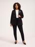 Double-breasted blazer with jewel embellishment image number 2